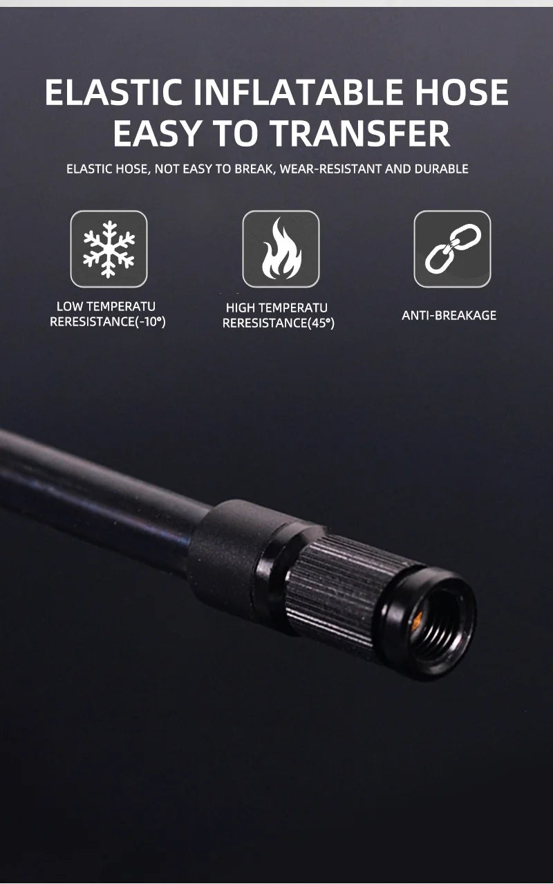 ThinkRider 120 PSI Portable Pocket Bike Electric Air Pump MINI  Tire Inflator For Bicycle Digital Gauge Display
