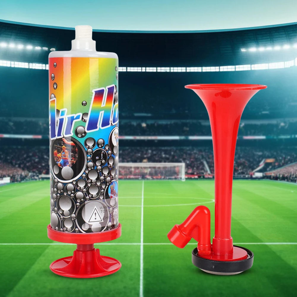 Football Championship Fanfare Reusable Football Stadium Horn Soccer Air Cheering Horn for Boating Sports Events Birthday Parties