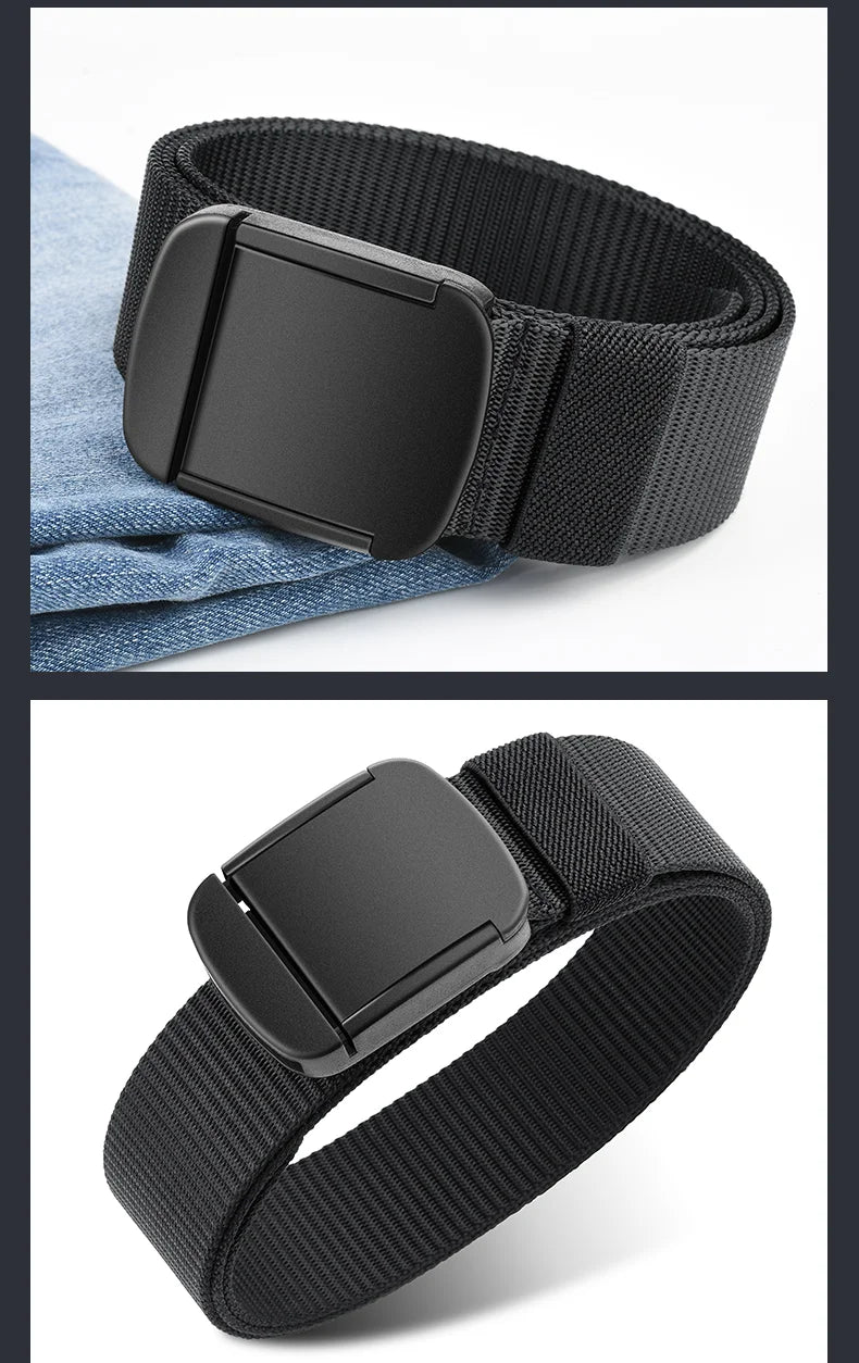 Military Automatic Buckle Nylon Belt Outdoor Hunting Multifunctional Tactical Canvas Belt High Quality Men And WomenBelt