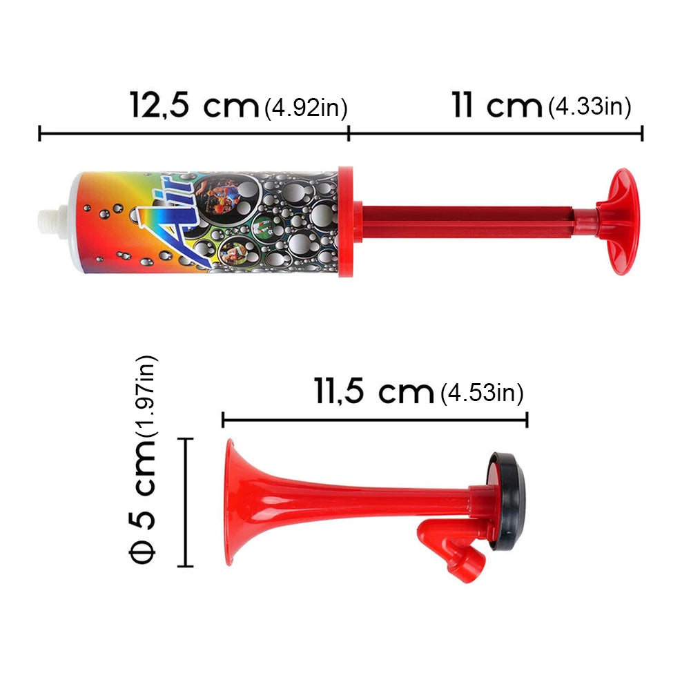Football Championship Fanfare Reusable Football Stadium Horn Soccer Air Cheering Horn for Boating Sports Events Birthday Parties