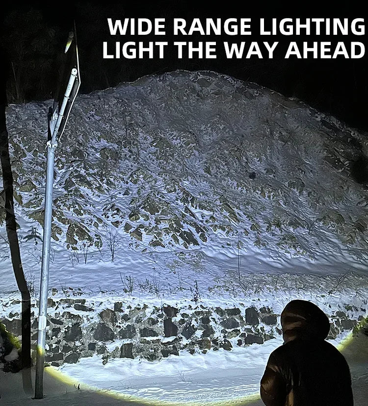 Super Bright Rechargeable LED Flashlight – Ultra Powerful Portable Torch, Outdoor Camping Lantern & Emergency Light