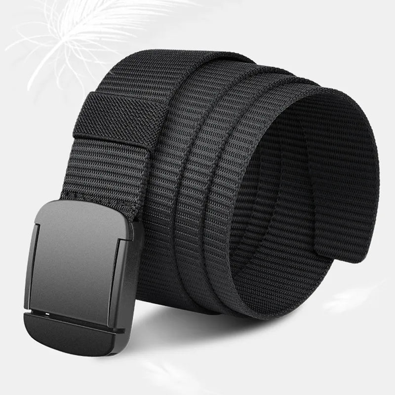 Military Automatic Buckle Nylon Belt Outdoor Hunting Multifunctional Tactical Canvas Belt High Quality Men And WomenBelt