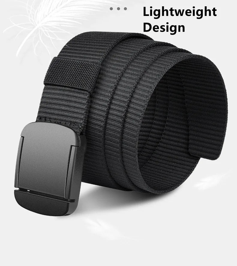Military Automatic Buckle Nylon Belt Outdoor Hunting Multifunctional Tactical Canvas Belt High Quality Men And WomenBelt