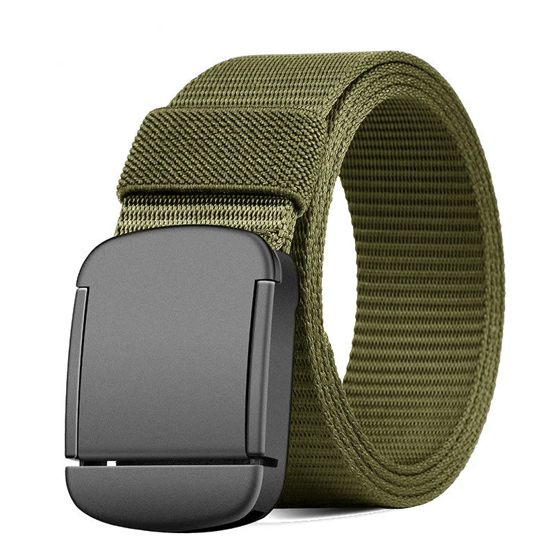Military Automatic Buckle Nylon Belt Outdoor Hunting Multifunctional Tactical Canvas Belt High Quality Men And WomenBelt