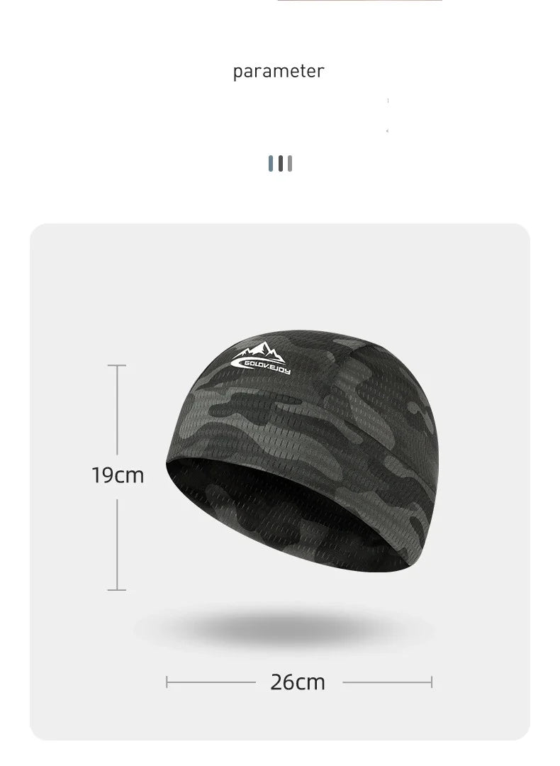 Bike Helmet Liner Cap – Moisture-Wicking Skull Cap for Cycling, MTB & Running, Keeps Hair Dry Under Helmet