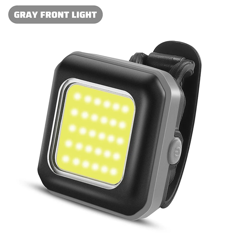 WEST BIKING Bike Light Cycling Bicycle Front Rear Light Type-C Charge Headlight Light Warning Taillight LED Lantern Bike Parts