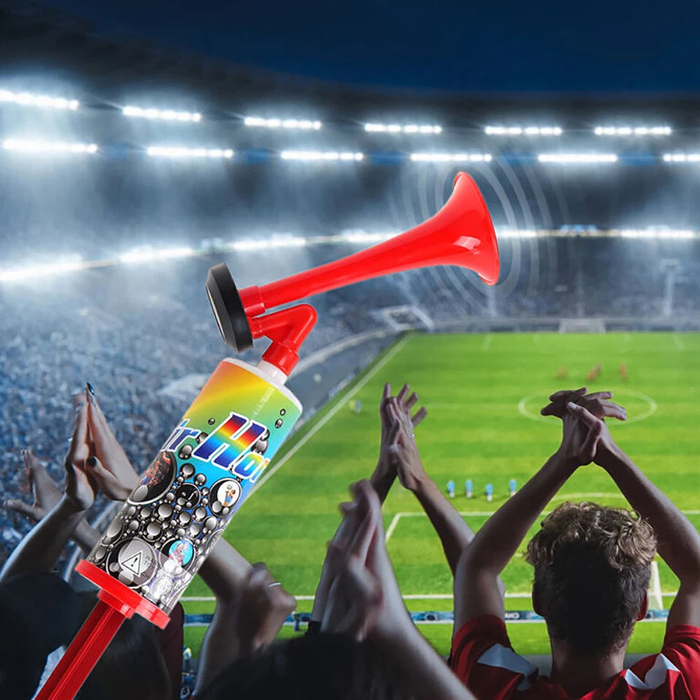 Football Championship Fanfare Reusable Football Stadium Horn Soccer Air Cheering Horn for Boating Sports Events Birthday Parties