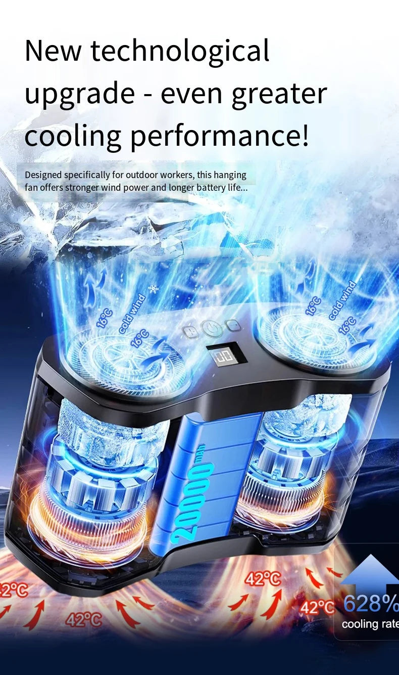 Multifunctional Outdoor Camping Fan Light Rechargeable Ceiling Fan with 3-speed Night Light and Power Bank Portable Fan