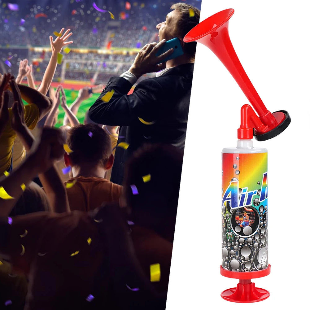 Football Championship Fanfare Reusable Football Stadium Horn Soccer Air Cheering Horn for Boating Sports Events Birthday Parties