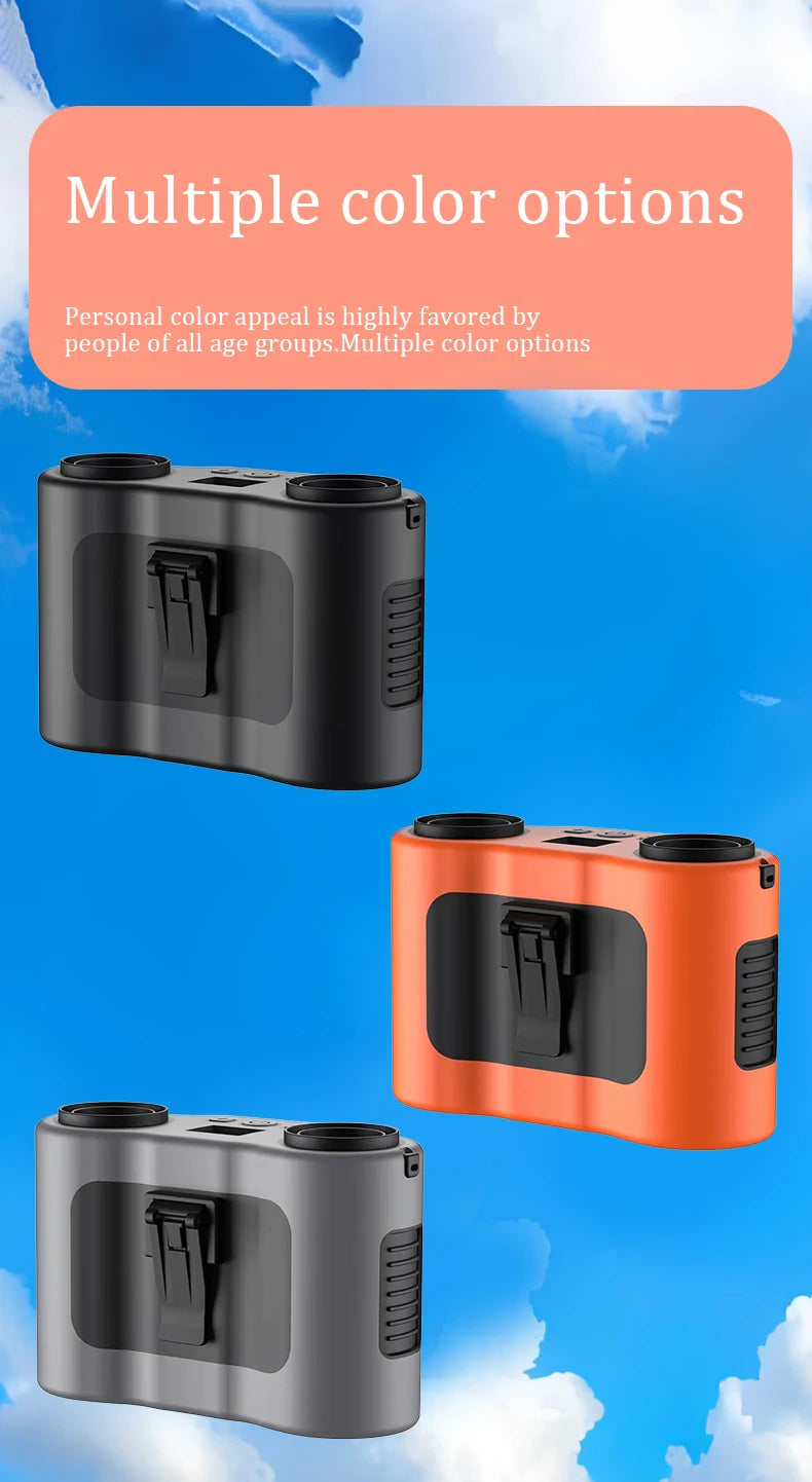 Multifunctional Outdoor Camping Fan Light Rechargeable Ceiling Fan with 3-speed Night Light and Power Bank Portable Fan