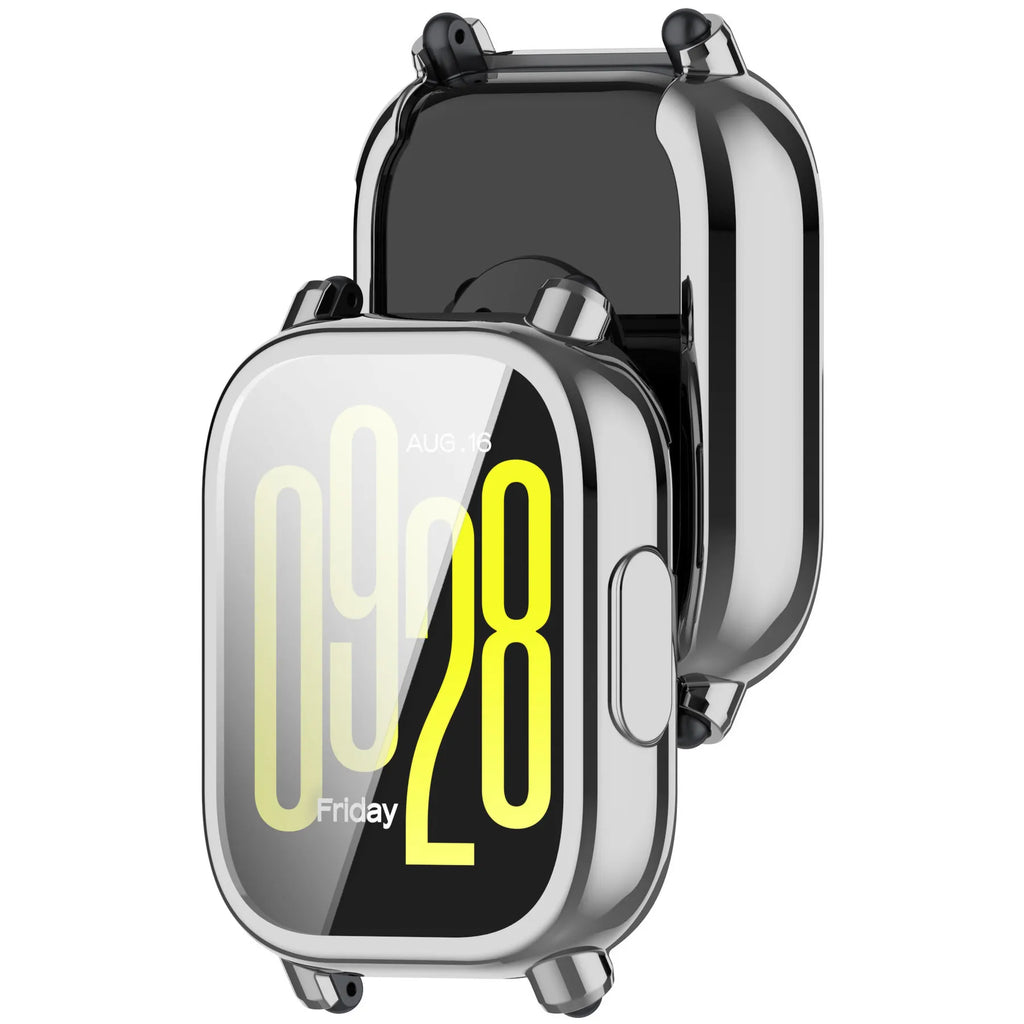Tempered Glass+PC Case For Xiaomi Redmi Watch 5 Active/Lite Cover Soft TPU Screen Protector Watch Cases For Redmi Watch 5 Lite