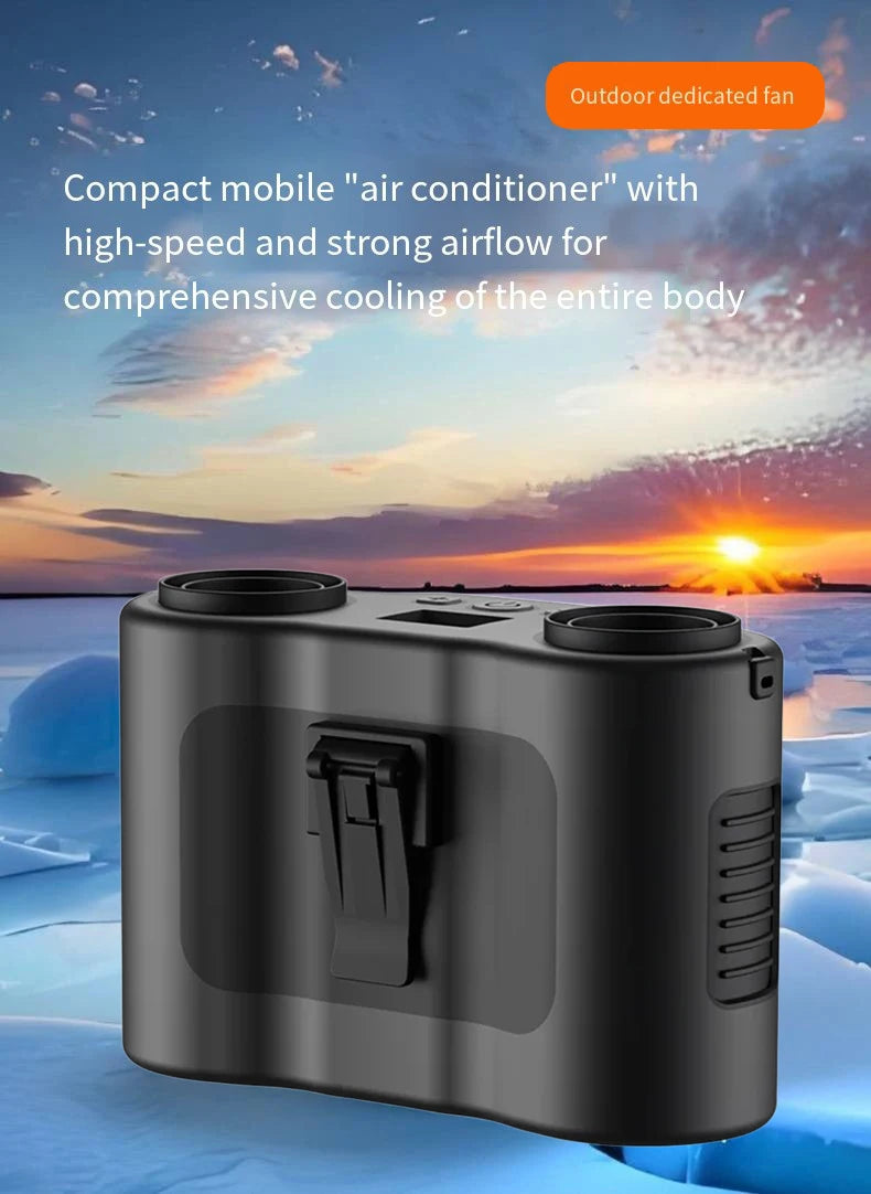 Multifunctional Outdoor Camping Fan Light Rechargeable Ceiling Fan with 3-speed Night Light and Power Bank Portable Fan