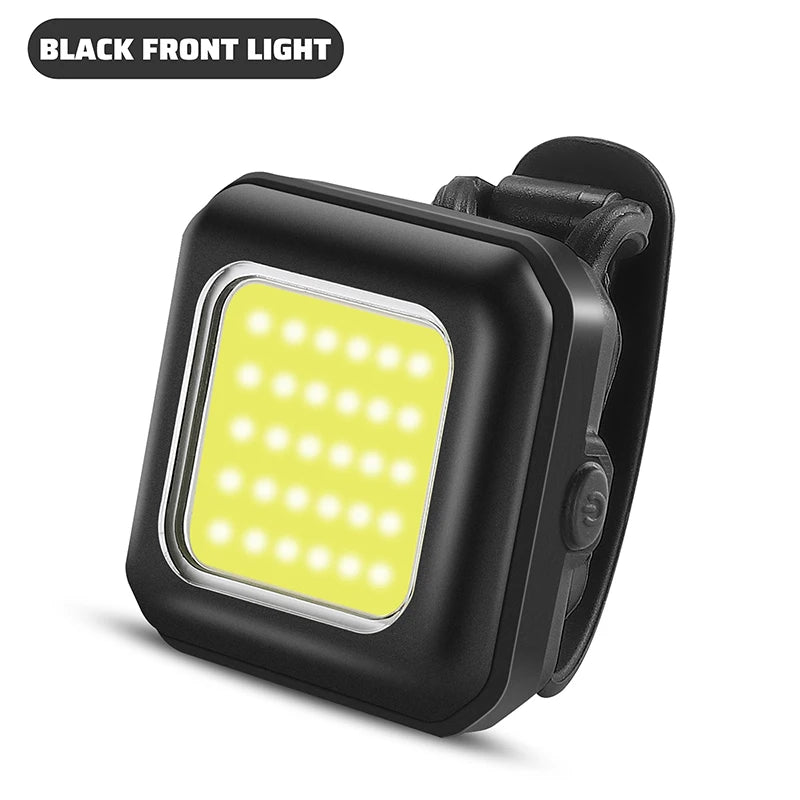 WEST BIKING Bike Light Cycling Bicycle Front Rear Light Type-C Charge Headlight Light Warning Taillight LED Lantern Bike Parts