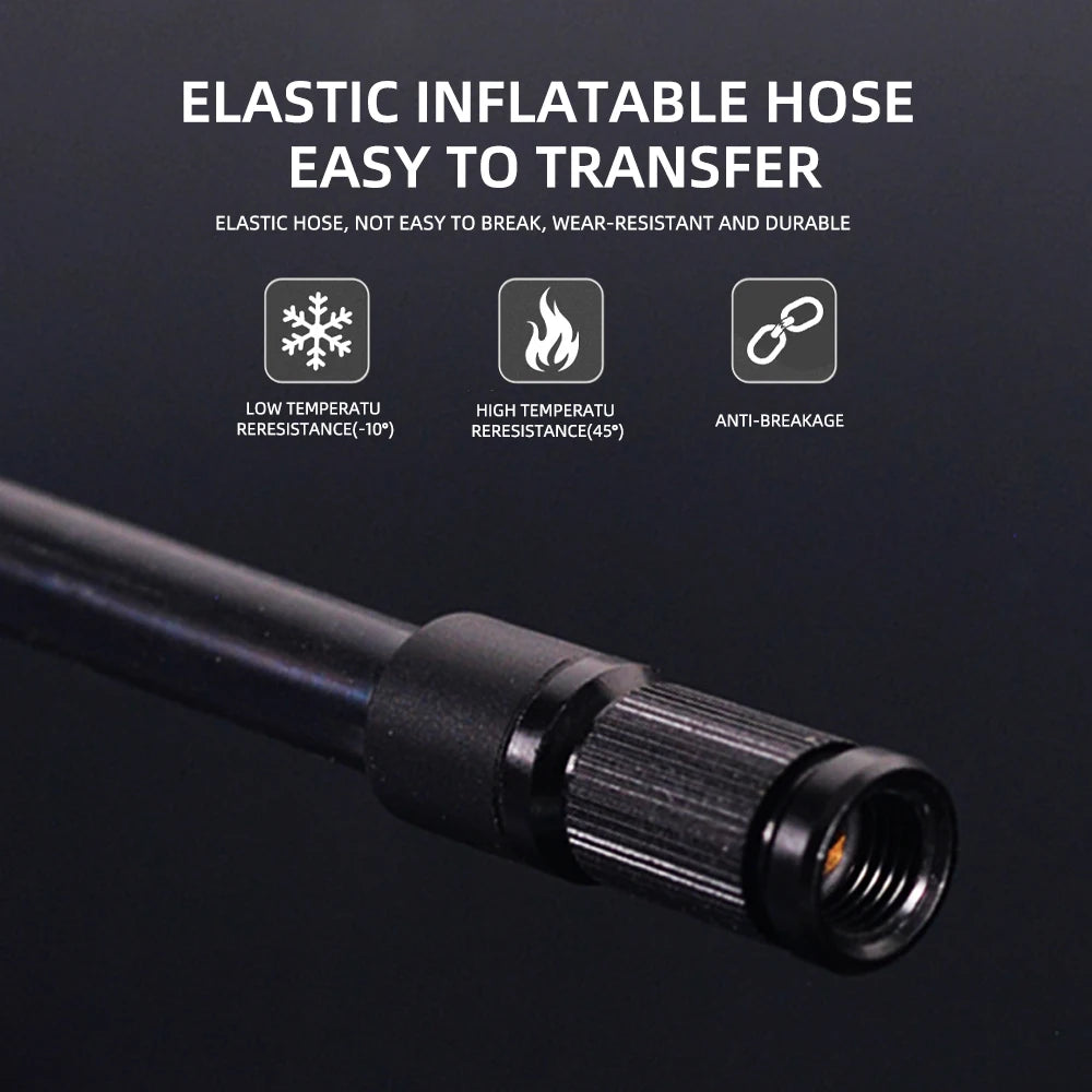 ThinkRider 120 PSI Portable Pocket Bike Electric Air Pump MINI  Tire Inflator For Bicycle Digital Gauge Display