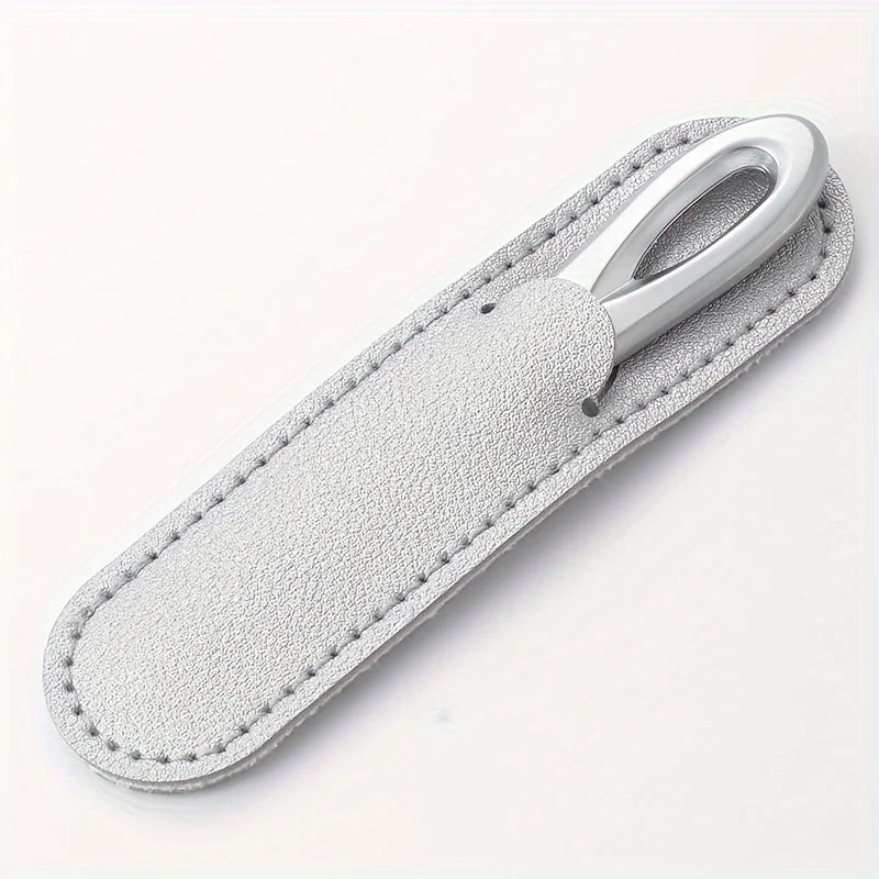 Stainless Steel Diamond Grit Nail File, Durable and Hypoallergenic, for Finger and Toe Nails, Perfect for Hard and Thick Nails