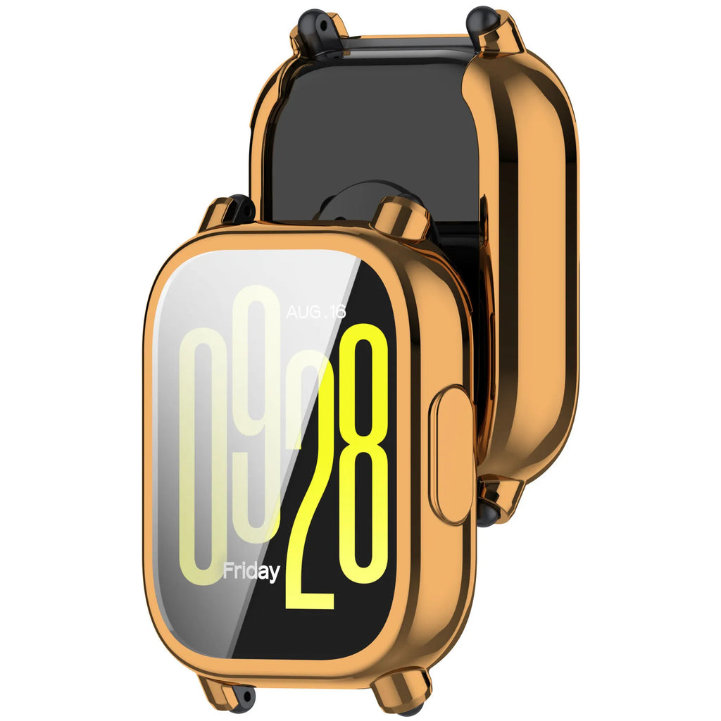 Tempered Glass+PC Case For Xiaomi Redmi Watch 5 Active/Lite Cover Soft TPU Screen Protector Watch Cases For Redmi Watch 5 Lite