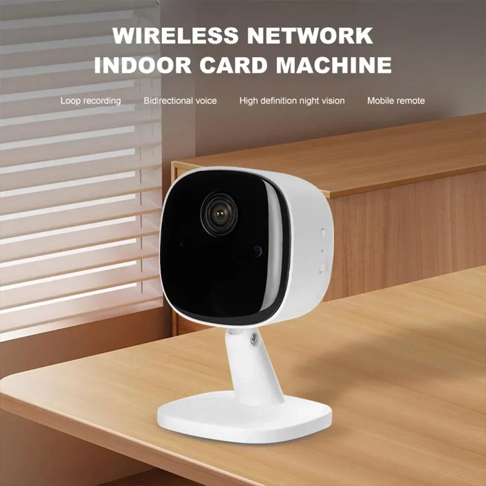 3MP Wifi Camera 2.4 GHz Baby Monitor Indoor, Security Camera 2-Way Audio, Infrared Night Vision with Ziicam App